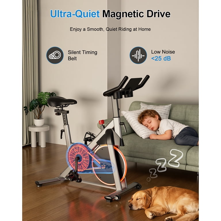 Sundorei Pro Indoor Exercise Bike with PitPat App, 1-32 Magnetic