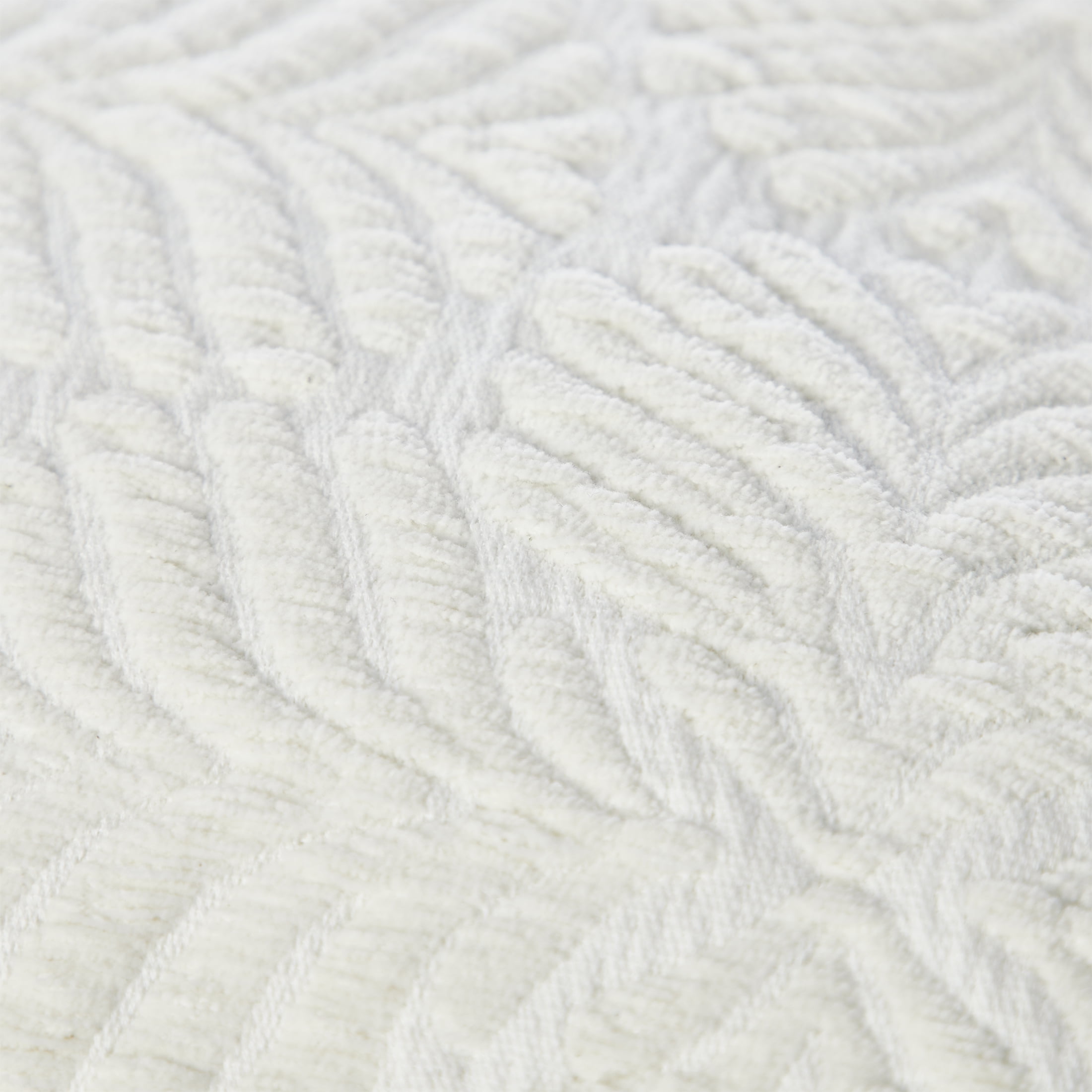 Better Homes & Gardens 20" x 20" Baker Fan Ivory Cotton Decorative Pillow
