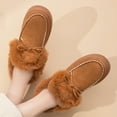 thumbnail image 2 of Wensltd Snow Boots for Women with Bow Detail Flat Sole Round Toe Design Plush Lined Warm Winter Casual Shoes, 2 of 7