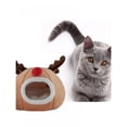 thumbnail image 3 of Autumn and Winter Pet Warm Three-Dimensional Sponge Christmas Reindeer Cat Hump, 3 of 6