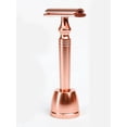 thumbnail image 3 of Waysh Luxury Safety Razor Set, Rose Gold, Complete Gift, 3 of 7