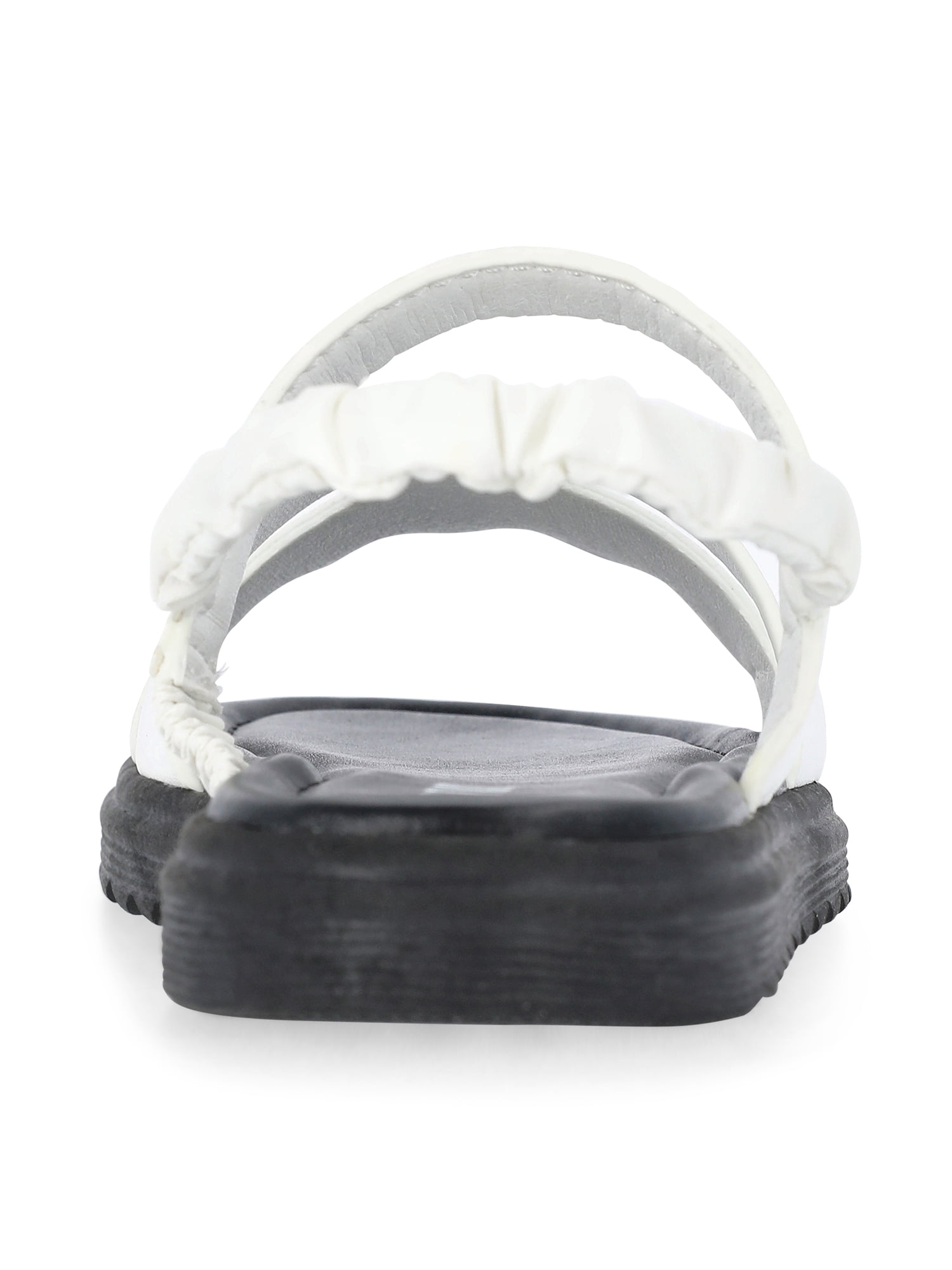 Justice Little and Big Girls Faux Leather Cut Out Sandals