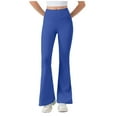 thumbnail image 2 of ZyeKqe Flare Leggings for Women High Waist Bootcut Yoga Pants Workout Belly Control Casual Bell Bottoms, 2 of 5