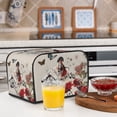 thumbnail image 6 of Pofeuu Floral Leopard Butterflies Print Toaster Cover 4 Slice, Bread Dust Cover & Fingerprint Protection, Kitchen Small Appliance Covers(Toaster Cover), 6 of 7