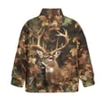 thumbnail image 5 of Uorisanigo Sweatshirt for Kids Fashion Long Sleeve Pullover Crop Tops Soft Girls Half Zip Sweatshirt Oversized Camouflage Deer Hunting Sweatshirts Pullover Jackets Fall Trendy Outerwear, 5 of 7