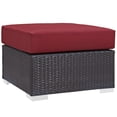 thumbnail image 4 of Modway Convene 8 Piece Outdoor Patio Sectional Set in Espresso Red, 4 of 5