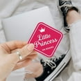 thumbnail image 2 of Pink Little Princess On Board 3" Sticker, Princess Sticker, Princess On Board Signs for Car, Toddler On Board Sticker Sticker Die-Cut Waterproof for Water Bottle, Truck, Car, Helmet (1pcs), 2 of 3