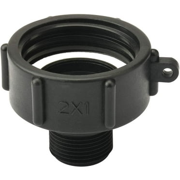 S60 Threaded Connection for 2 in. x 1 in. Water Tank Fitting Universal IBC Tank Adapter