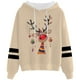 thumbnail image 1 of WILLBEST Sudadera con Capucha y Cordón Ajustable con Estampado Navideño Informal para Mujer Chica​​, 1 of 3