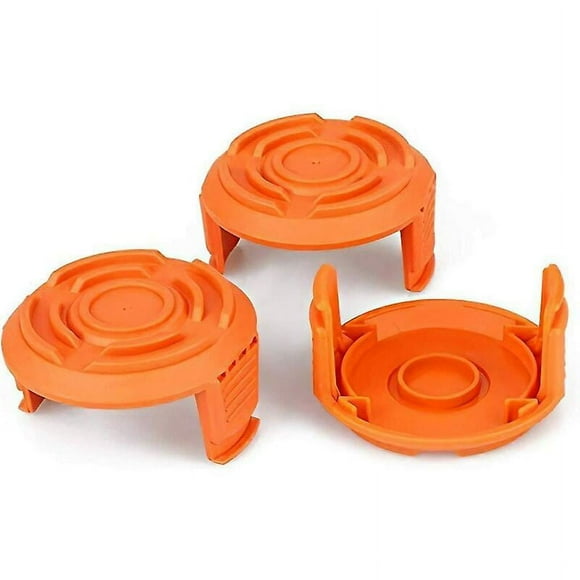 Replacement Grass Trimmer Spool Cover Caps for Worx (3-Pack)