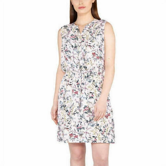 Nicole Miller Ladies' Sleeveless Dress Pink Print Medium