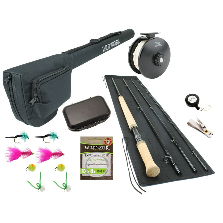 Wild Water Fly Fishing, 11 foot, 7 Weight Switch Rod, Combo Kit