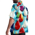 thumbnail image 3 of Bowling Men's Short Sleeve Beach Shirts, Casual Button Down Poplin Printed Summer Tops - Unisex, 3 of 6