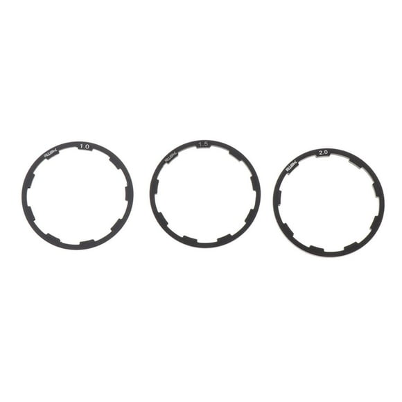 Espaciador de arandela de volante de cassette de bicicleta 11 1 mm 1,5 1,85 mm 2,18 mm 2,35 mm inferior