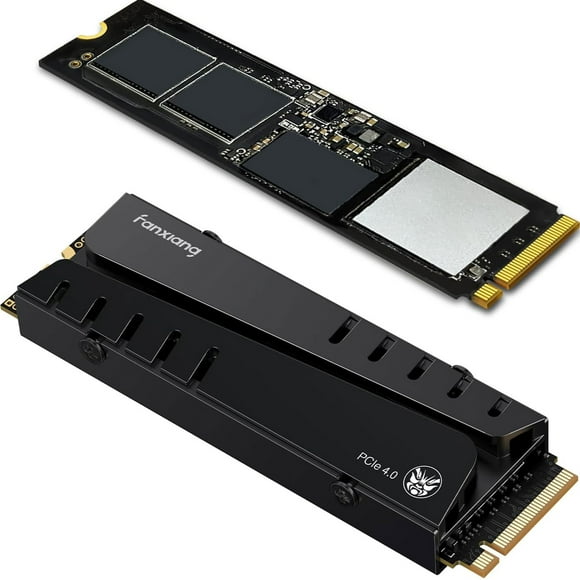 fanxiang S770 2TB PCIe 4.0 PS5 SSD M.2 2280 Internal Hard Drive, PS5 Console SSD, Configure DRAM Cache, up to 7400MB/s, with Heatsink, Perfectly Compatible with PS5