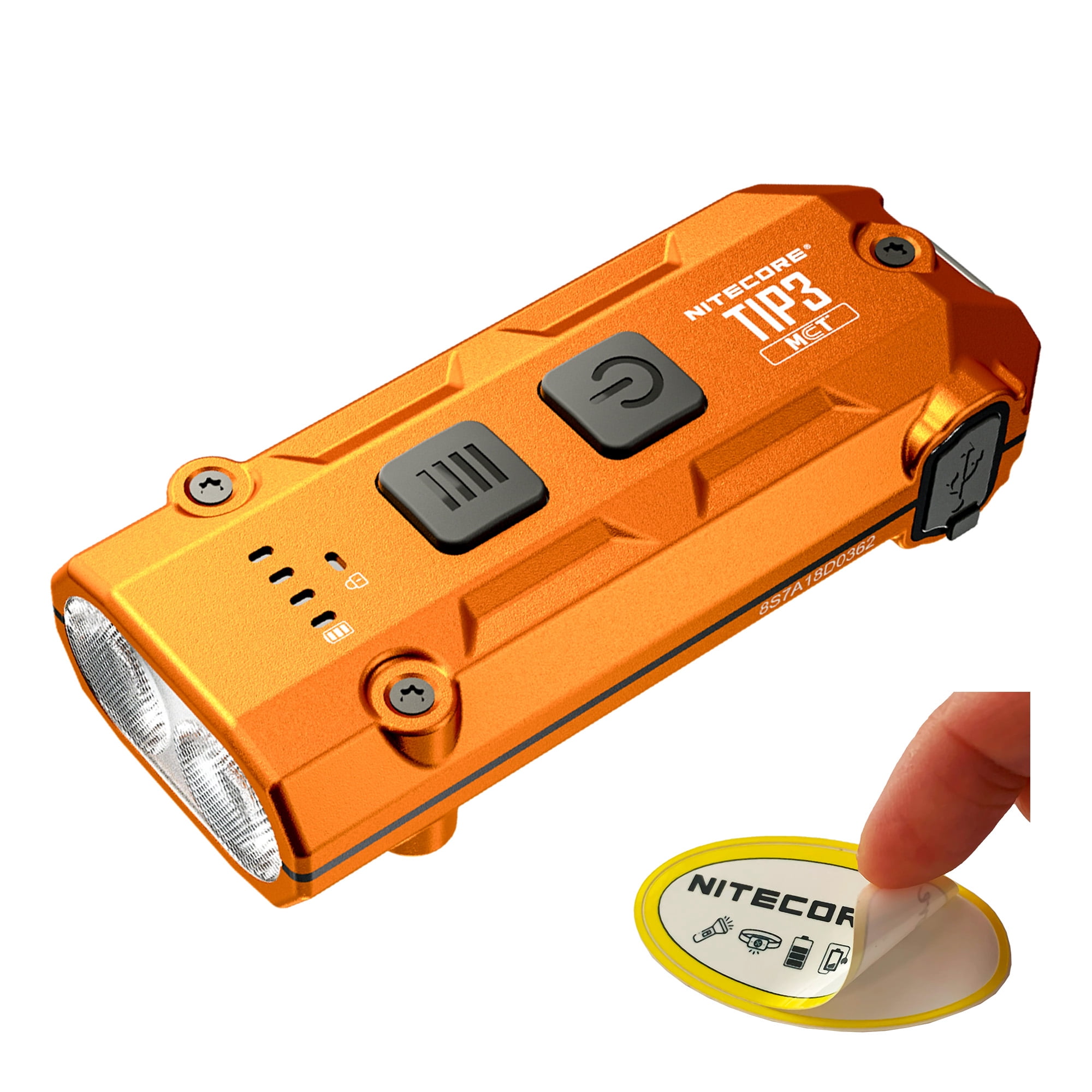 Lampe Torche Nitecore TUP2 - 1200 Lumens - Rechargeable, Compacte, Mise à Niveau Du TUP