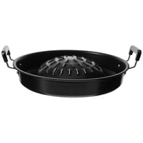 Homoyoyo Black Cast Iron Grill Pan for Home Cooking, Even Heat Distribution, Large , and Non-Stick