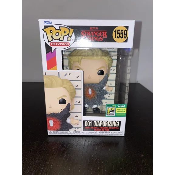 Funko Pop Stranger Things 001 Vaporizing SDCC 2024 Exclusive Sticker with Protector