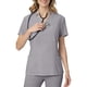thumbnail image 3 of Conjuntos Cortos para Mujeres Cuello en V Manga Corta Cómoda Transpirable Salón Superiores Y Inferiores Ropa de Salón Casual 2 Piezas, 3 of 8