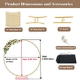 thumbnail image 3 of Arch Stand Antizz redondo de metal de 2 m con bolsa de almacenamiento para bodas y fiestas, 3 of 7