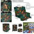 thumbnail image 6 of Pzuqiu Tropical Hibiscus Flowers Dog Car Seat Cover for Back Seat Waterproof Dog Hammock Nonslip Pet Backseat Cushion Cover with Dogs Bandanas Car Garbage, 6 of 6