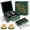 Green, variant on Whiskey Stones and Glasses Gift Set for Men - 2 Crystal Bourbon Scotch Glasses, 8 Granite Cooling Rocks, Wooden Tray & Coasters - Unique Birthday, Anniversary, Christmas Gifts for Dad Husband, Green
