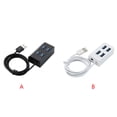thumbnail image 3 of Langgg 4 Ports Externe USB Hub Tablette PC Ordinateur Téléphone Haute Vitesse Charge Synchronisation Transfert de Données Splitter Blanc 1Set, 3 of 6