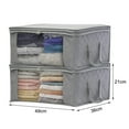 thumbnail image 2 of 2 Pcs Non-woven Foldable Storage Bag Organizers Dust-proof for Clothes Quilts, 2 of 9
