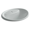 thumbnail image 4 of Kohler K-2839-1 Tides 20" Drop In Enameled Cast Iron Bathroom Sink - Dune, 4 of 8