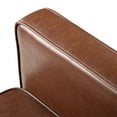thumbnail image 6 of Noble House Caden Indoor Faux Leather Recliner, Cognac, Dark Espresso, 6 of 10