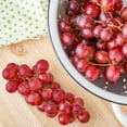 thumbnail image 2 of Fresh Organic Red Seedless Grapes from California, 2 lb Package, 2 of 10