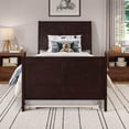 thumbnail image 3 of AFI Portland Twin Platform Bed with Matching Footboard & Twin Trundle, Espresso, 3 of 12