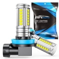 thumbnail image 1 of Marsauto H11 H16 H8 Led Fog Light Bulb 10000LM, 60 Chips Real 360° Illumination H16 H8 Fog Lights Led, 600% Bright Strong Penetration, Upgraded 1:1 Mini Size H8 Fog Light Bulbs for Car, Pack of 2, 1 of 6