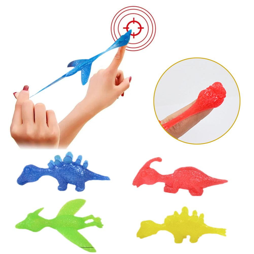 1-75pcs Slingshot Dinosaur Elastic Fingers ToysFlight Games  Stress-resistant