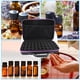 thumbnail image 5 of 1 Uds. Subpaquete organizador de aceites esenciales 60 rejillas caja de almacenamiento de botellas EVA estuche de viaje con cremallera bolso caja Almacenamiento y organización del hogar púrpura Yuarrent HA004994-01, 5 of 6