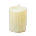 thumbnail image 1 of Toystoory 1 LED sin llama, pilares de cera de parafina Real con llamas oscilantes realistas para decoración de cumpleaños/boda/Navidad Iluminación navideña Lágrimas Beige Toystoory HA002791-04, 1 of 6