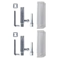 thumbnail image 1 of Visland Stripped Screw Extractor Set 1/2 3/4 Inch Valve Faucet Wire Extractor Broken Bolt Remover Damaged Water Pipe Removal Tool, 1 of 8