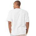 thumbnail image 4 of BELLA + CANVAS Men 7.5 oz Heavyweight T-Shirt, Short Sleeve Crew Neck Cotton Tee, White, 2XL, 4 of 4
