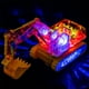 thumbnail image 1 of Children's Universal Transparent Gear Mining Toy Car Lighting Engineering Vehicle Simulation Model Holiday Gift, 1 of 6