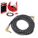 thumbnail image 4 of Cord JORINDO 6M 6.35MM Cable De Guitarra De Audio De Cabeza Macho Cable De Amplificador De Guitarra Eléctrica Cable De Instrumento De 1/4 Pulgada, 4 of 7
