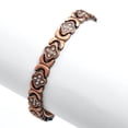 thumbnail image 3 of Magnetic Bracelet, Women's Pure Copper Four-Leaf Clover Bracelet, Ultra Strength Magnetic Bracelet, Copper Bracelets for Women, Copper Bracelet with Adjustment Tool, 3 of 9