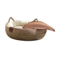 thumbnail image 2 of Cesta de gatos Cama cómoda Cama para perros Tablero de rayas para gatos grandes para cachorros S, 2 of 8