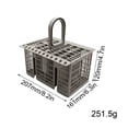 thumbnail image 3 of Storage Trunks & Bag,Multi-functional Dishwasher Basket, Knife and Fork Storage Basket, Kitchen Basket Organizer for Cutlery, Practical Kitchen Accessory for Dishwashing and Organization, MIANHT, 3 of 8