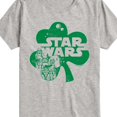 thumbnail image 3 of Star Wars - St. Patrick's Day Clover - Toddler And Youth Short Sleeve Graphic T-Shirt, 3 of 5