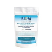 Biom Probiotics L-Glutathione High Potency Probiotic Suppositories for Adults, 500mg
