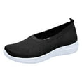 thumbnail image 3 of YLYL Women's Woven Orthopedic Shoes Breathable Comfortable Slip on Work Walking Sneakers with Arch Support, 3 of 9