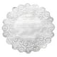 thumbnail image 1 of Uxcell 50 Pcs Servilletas de Papel de 8.5 Pulgadas Redondas de Encaje Decorativas, Papeles Desechables para Comidas y Fiestas, Plateadas, 1 of 6