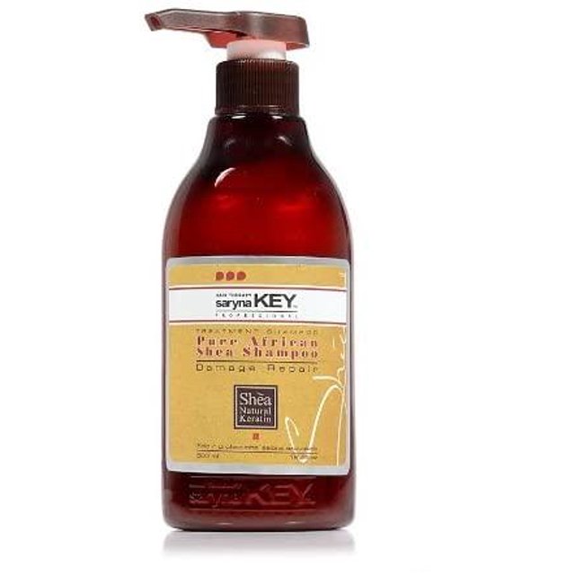 Saryna Key Shampoo Pure African Shea Butter Damage Repair For Dry,Frizzy and Weakened Hair