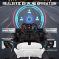 thumbnail image 5 of Porsche 24V Electric Go Kart Ride-On Toy for Boys Girls 6-12, Black, 5 of 10