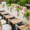 thumbnail image 4 of Cloth Napkins Set of 6 - 20x20 Inches, Black Grey Marble Washable Reusable Table Napkins, Modern Gradient Abstract Aesthetic Soft & Absortbent Dining Napkin for Party Wedding Hotel Restaurant, 4 of 8